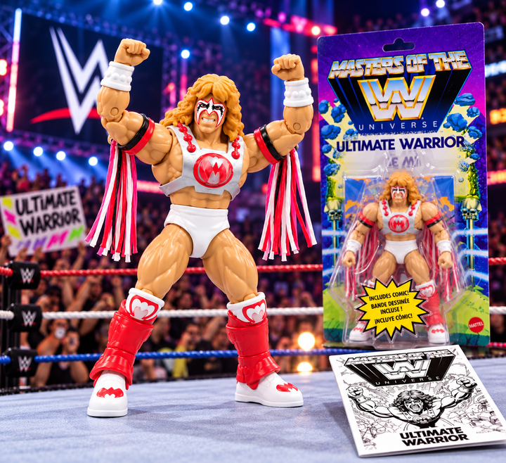 Masters of the WWE Universe Ultimate Warrior Action Figure