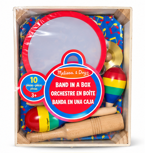 Melissa & Doug Band in a Box – Musical Instrument Set