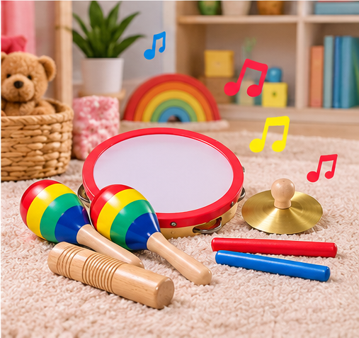 Melissa & Doug Band in a Box – Musical Instrument Set