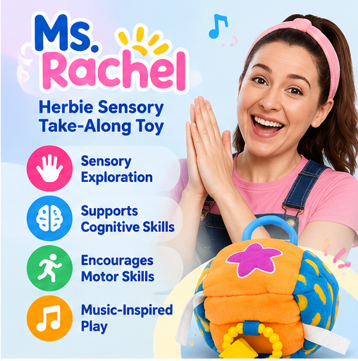 Ms. Rachel Musical Sensory Take-Along Toy