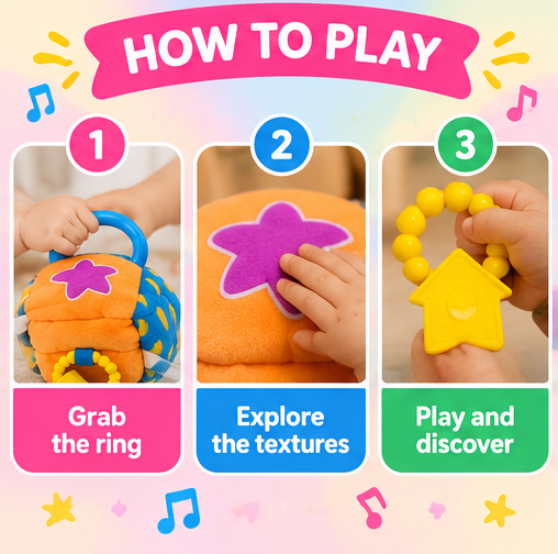 Ms. Rachel Musical Sensory Take-Along Toy