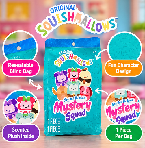 Original Squishmallows Mystery Squad Scented Plush