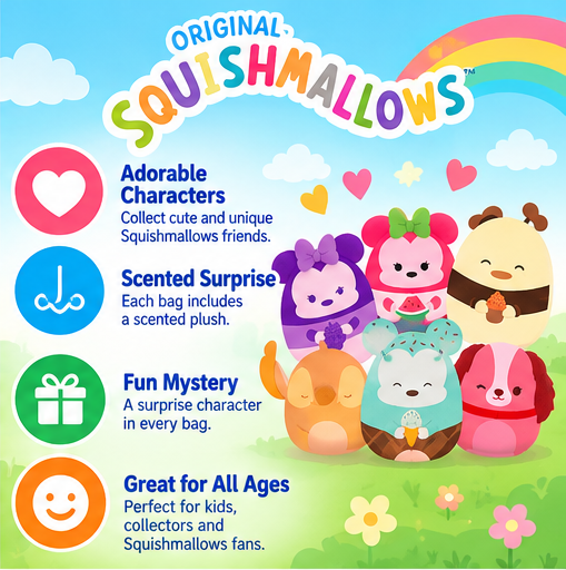 Original Squishmallows Mystery Squad Scented Plush