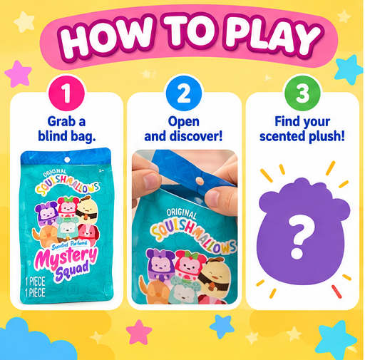 Original Squishmallows Mystery Squad Scented Plush