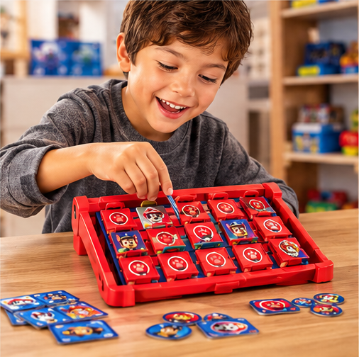 PAW Patrol Games HQ 8-in-1 Classic Board Game Set for Kids