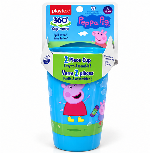 Playtex 360° Peppa Pig Spill-Proof Sippy Cup – Blue