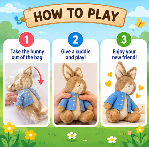 Plush Monkey Soft Toy – Blue Outfit