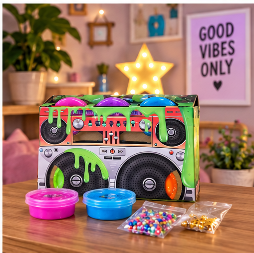 Play-Doh Rockin' Mix-Ins Craft Kit – Boombox-Themed Modeling Compound Set