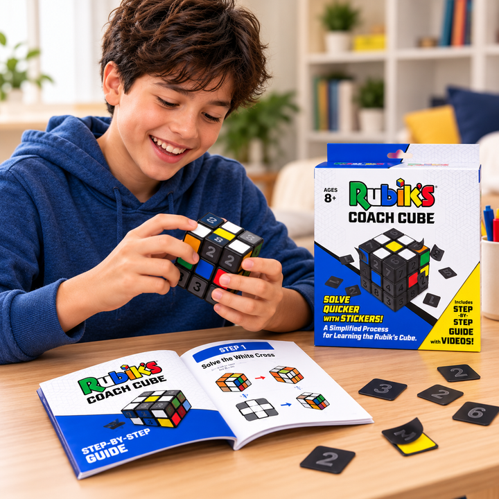 Rubik’s Coach Cube – Beginner 3×3 Puzzle Cube