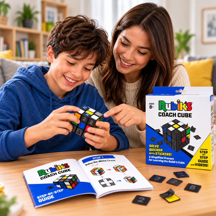 Rubik’s Coach Cube – Beginner 3×3 Puzzle Cube
