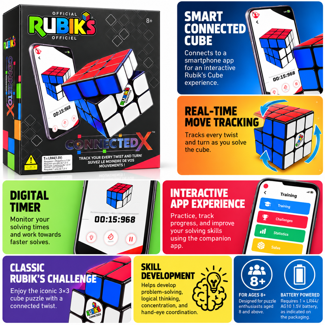 Rubik’s Connected X – Smart Connected Rubik’s Cube