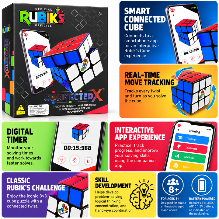 Rubik’s Connected X – Smart Connected Rubik’s Cube