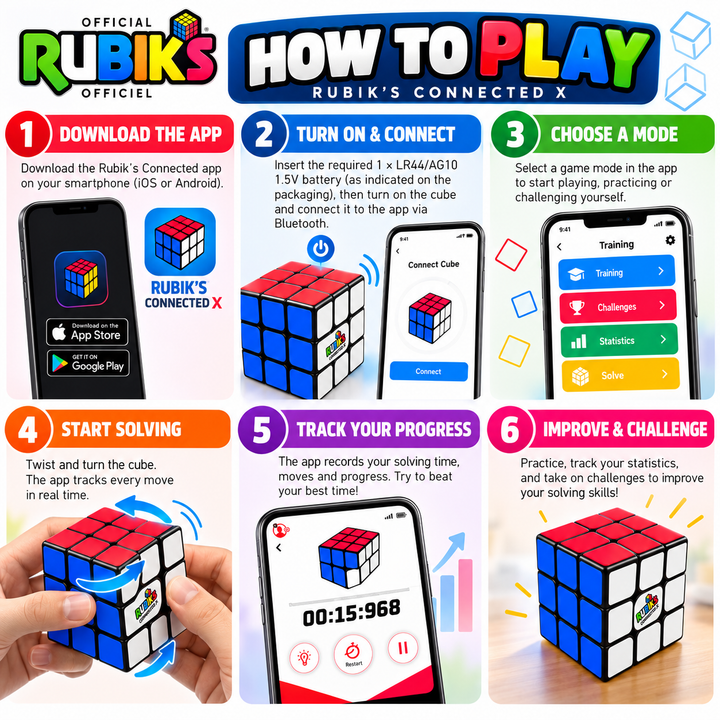 Rubik’s Connected X – Smart Connected Rubik’s Cube