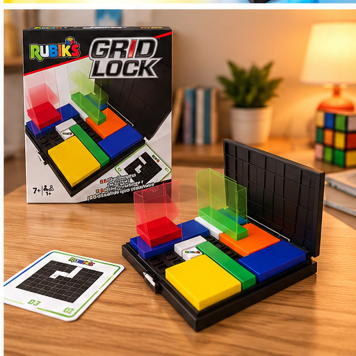 Rubik’s Grid Lock Logic Puzzle Game – 88 Challenges