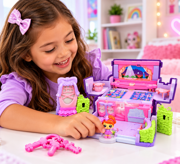 Shopkins Happy Steps Dance Studio Secret Shop Playset