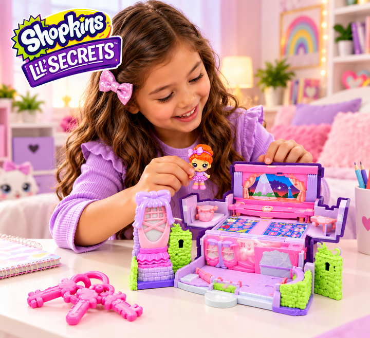 Shopkins Happy Steps Dance Studio Secret Shop Playset