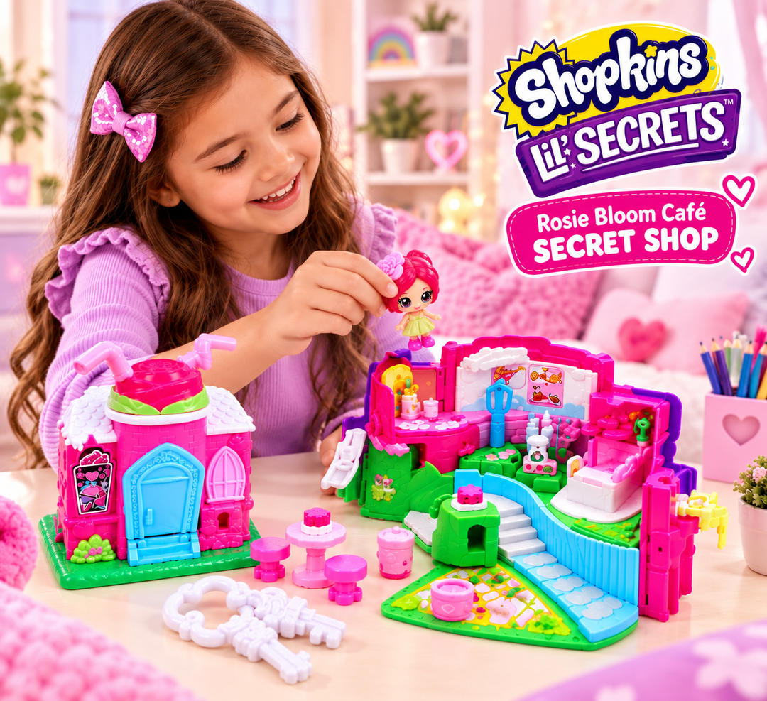 Shopkins Lil’ Secrets Rosie Bloom Café Secret Shop Playset