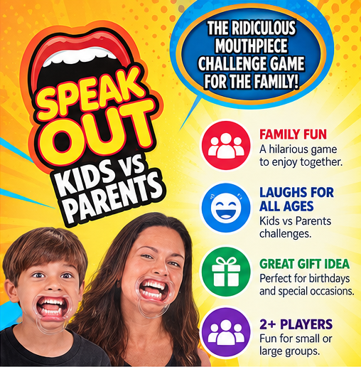 Speak Out Kids vs Parents Family Game