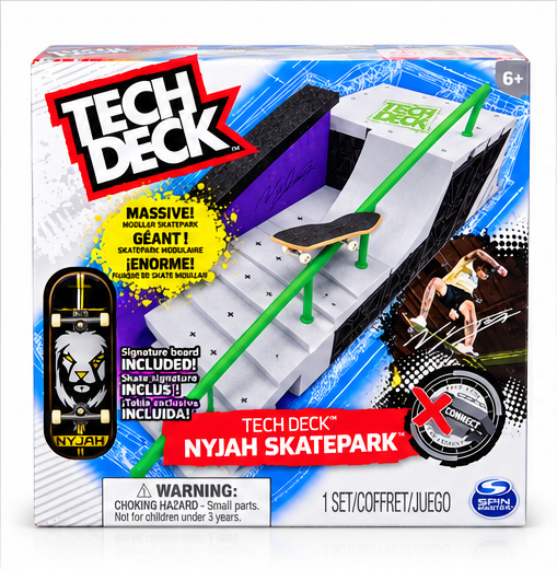 Tech Deck Nyjah Skatepark Fingerboard Set