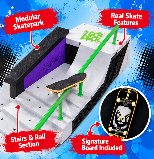 Tech Deck Nyjah Skatepark Fingerboard Set