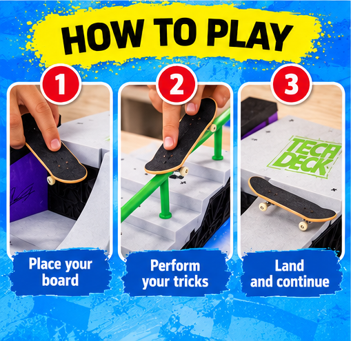 Tech Deck Nyjah Skatepark Fingerboard Set