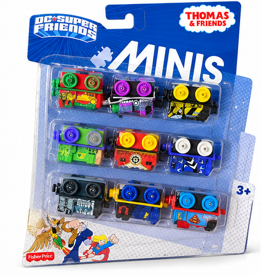 Thomas & Friends Minis Toy Trains – 9-Pack Collectible Miniature Engines