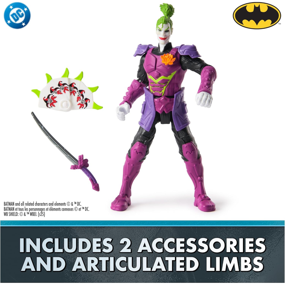 DC Joker Action Figure – 6-Inch Ninja Strike