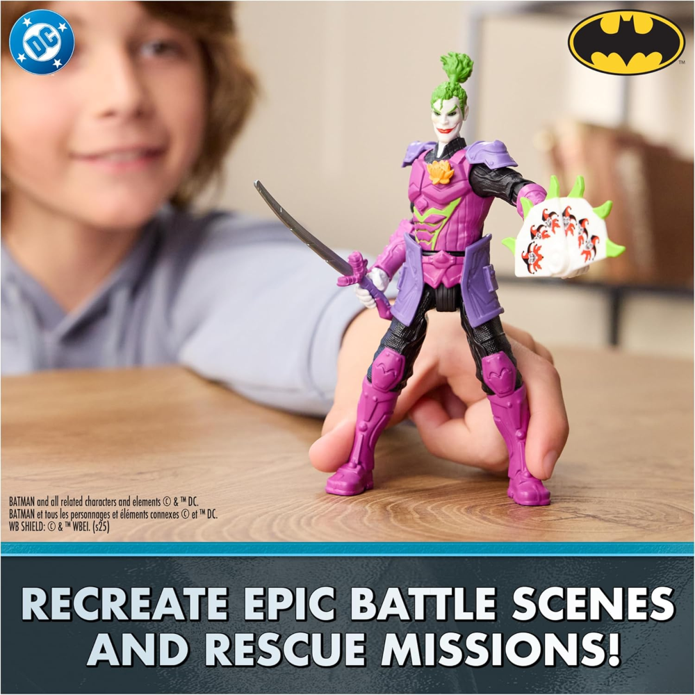 DC Joker Action Figure – 6-Inch Ninja Strike