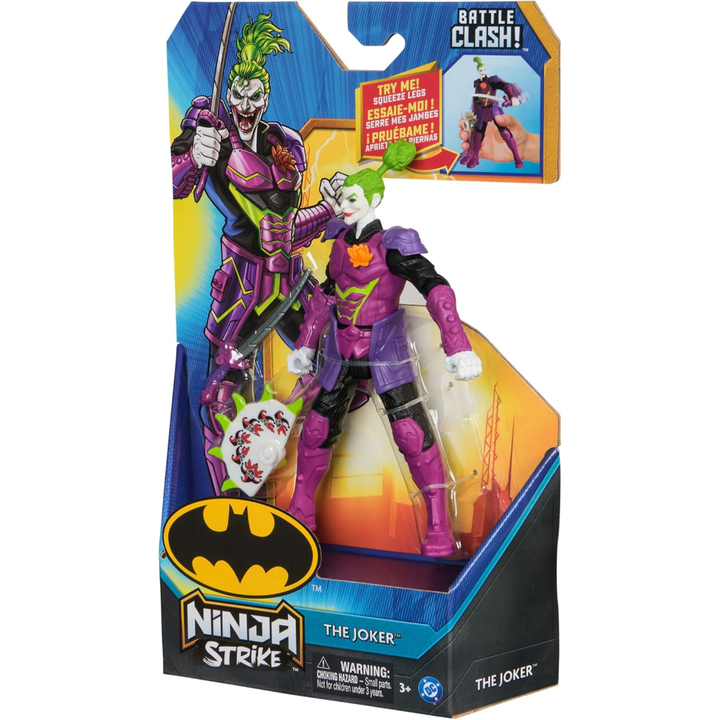 DC Joker Action Figure – 6-Inch Ninja Strike