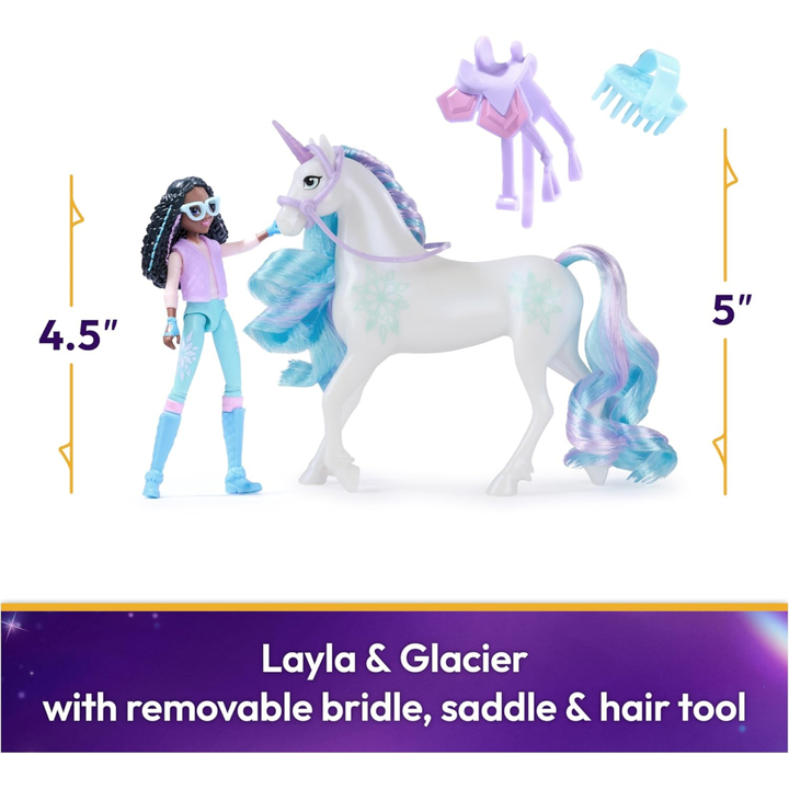 Unicorn Academy Layla & Glacier Playset