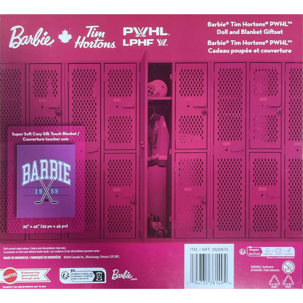Barbie PWHL Hockey Player Gift Set