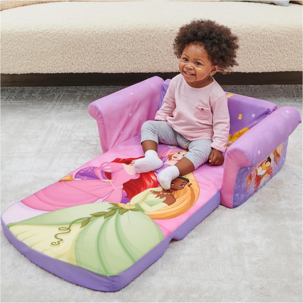 Disney Princess Flip-Open Foam Couch Bed