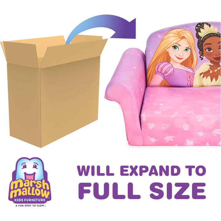 Disney Princess Flip-Open Foam Couch Bed