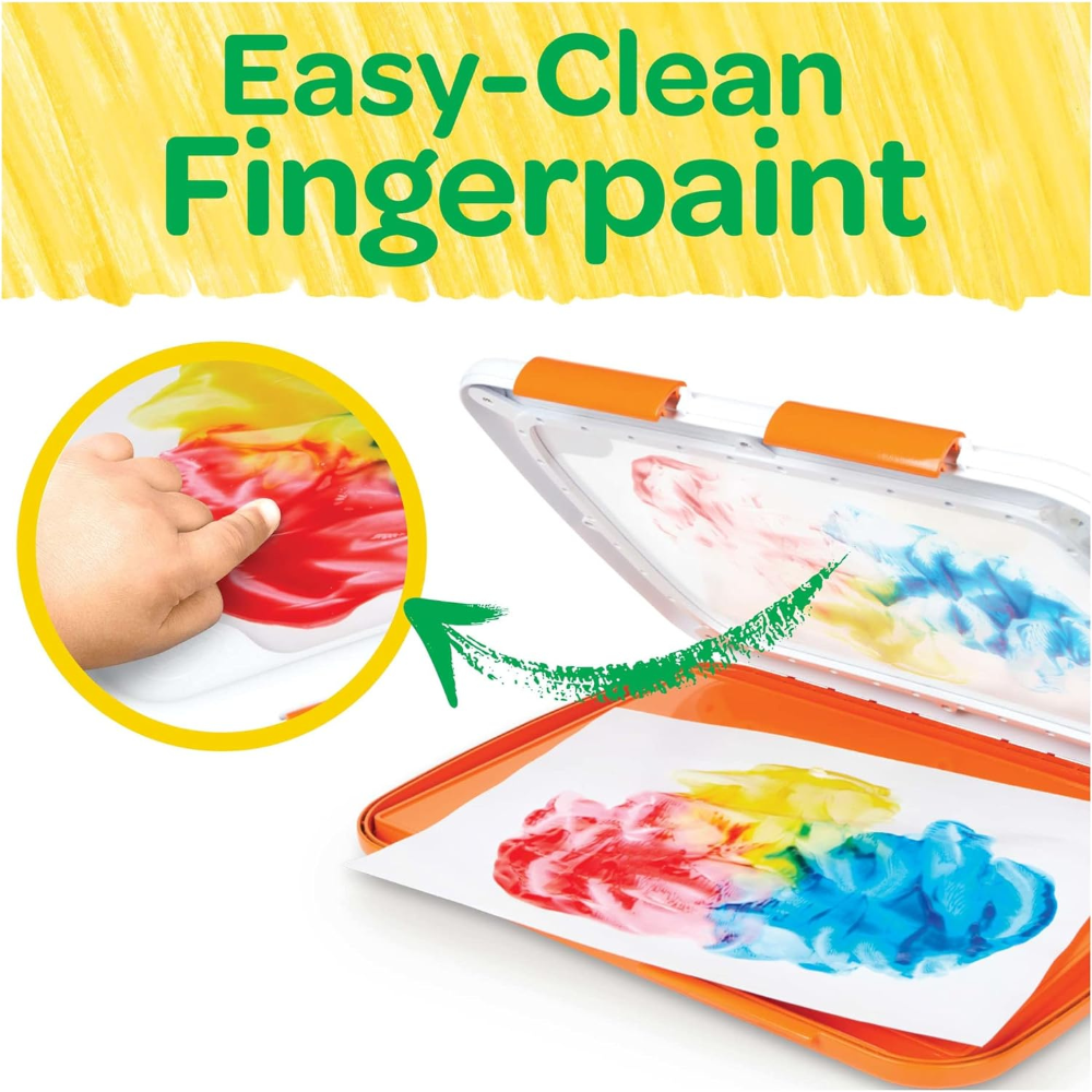 Crayola Easy-Clean Fingerpaint Art Set