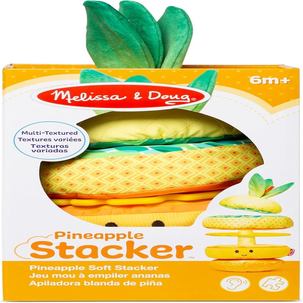 Melissa & Doug Multi-Sensory Pineapple Soft Stacker