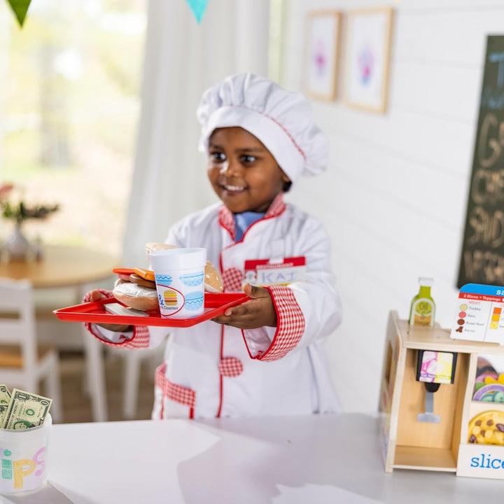 Melissa & Doug Chef Role Play Costume Dress-Up Set (10-Piece)