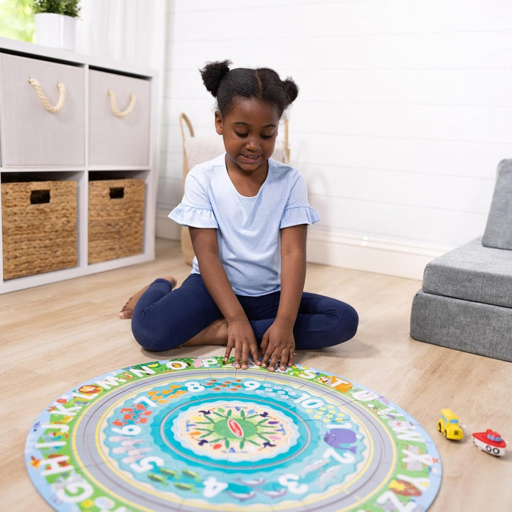 Melissa & Doug Round the Shore Tracks Floor Puzzle