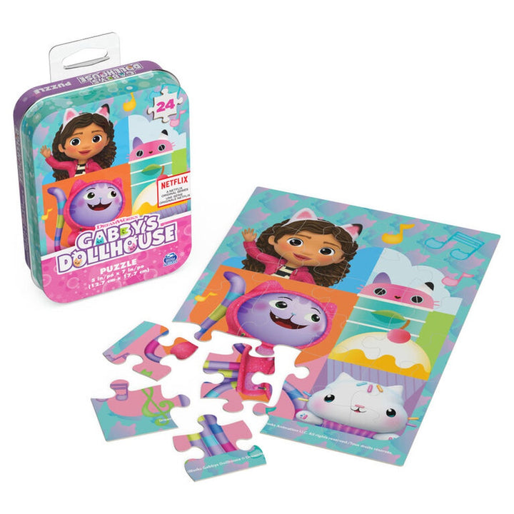 Gabby's Dollhouse 24-Piece Jigsaw Puzzle (Tin Box)