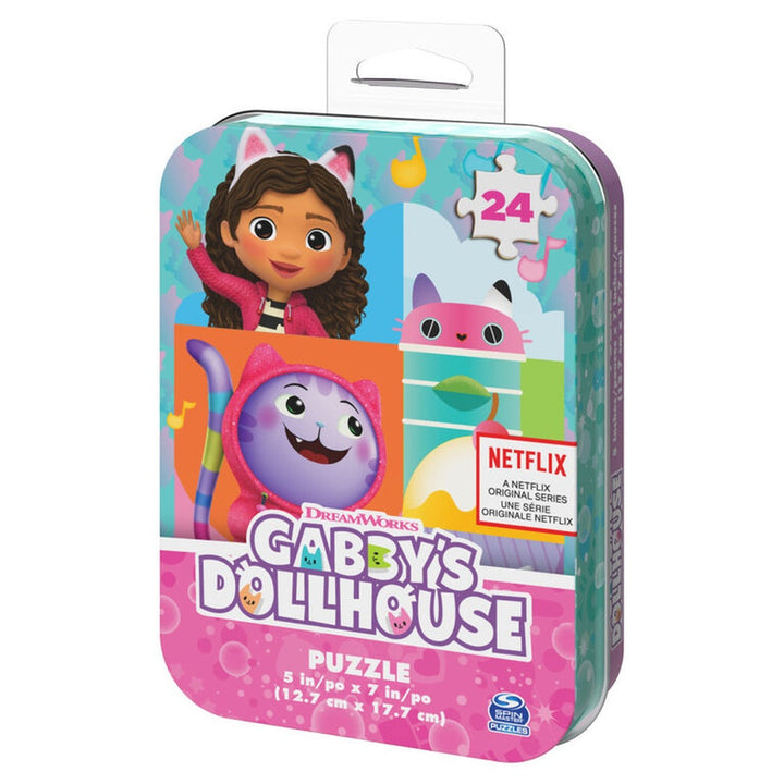 Gabby's Dollhouse 24-Piece Jigsaw Puzzle (Tin Box)