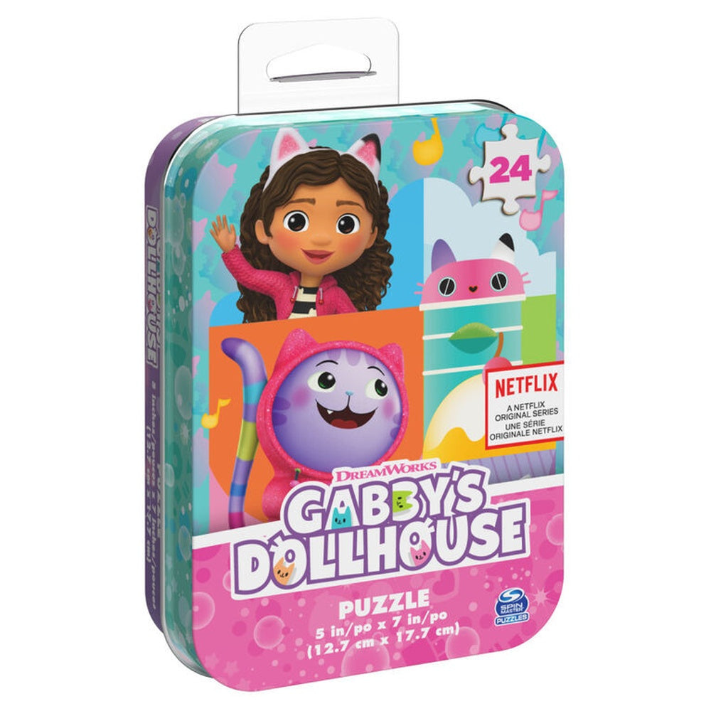 Gabby's Dollhouse 24-Piece Jigsaw Puzzle (Tin Box)
